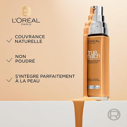 L'Oreal Paris True Match Foundation 30ml - 7W Golden Amber