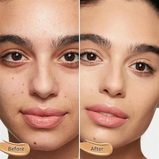 Mushroom Head Air Cushion CC Cream Foundation Moisture Cushion BB Cream for Women & Girls All Skin, Waterproof Full Coverage Self Adjusting Concealer (Natural)