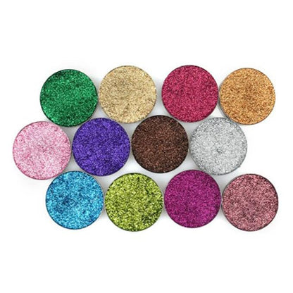 Coshar 30Pcs Empty Round Metal Pans 26mm Eyeshadow Palette Pans Replacement for Magnets Makeup Palettes (3mm Height)