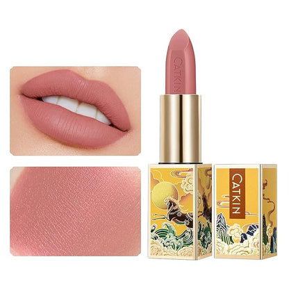 CATKIN 3Pcs Makeup Set Includes BB Cream Air Cushion Foundation C01, Matte Lipstick CO157 and Eyeshadow Palette C08