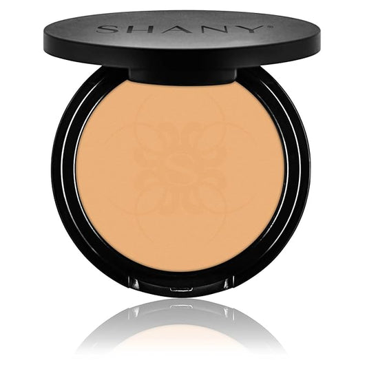 SHANY Dual Powder Foundation, Oil - Free, Talc Free, Wet/Dry - PURE BEIGE