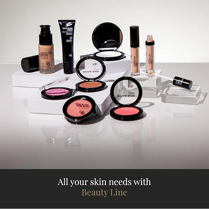 SALERM - Compact Powder Blush - Natural Blush - 8 g - Tone Passion Rouge - Natural-Looking Blush - Long-Lasting - Soft and Lightweight Texture - Buildable Coverage