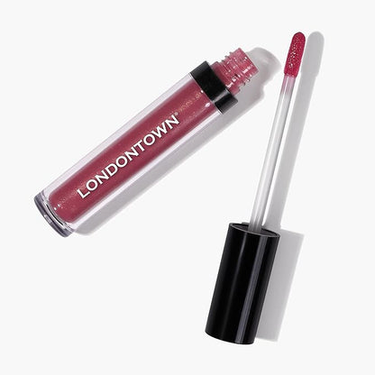 LONDONTOWN Posh, Flushed Pink, Plush Shine Lip Gloss Tube, Deep Hydrating High Shine Sheer Tint Non-Sticky Conditioning Balm