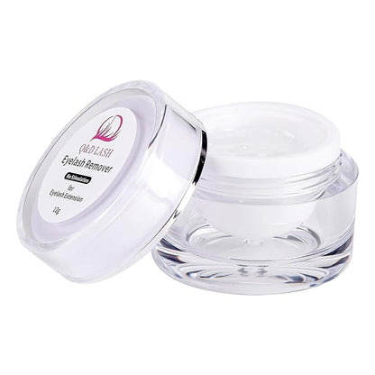Q&D LASH Eyelash Extension Remover Cream Professional Eyelashes Extensions Adhesive Remover Cream Low Irritation for Sensitive Skin No Irritation No Odor Smell