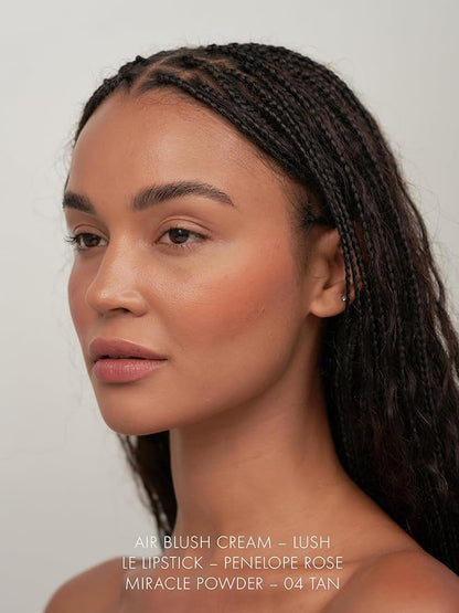 SWEED - Miracle Powder Mineral Foundation | Vitamin C + E, Hydrolyzed Collagen | Nourishes, Protects, Breathable | Vegan, Cruelty-Free, Clean Beauty (Tan 04, 0.25 oz | 7 g)