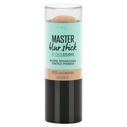 Maybelline New York Facestudio Master Blur Stick Primer Makeup, Light/Medium, 0.3 oz.