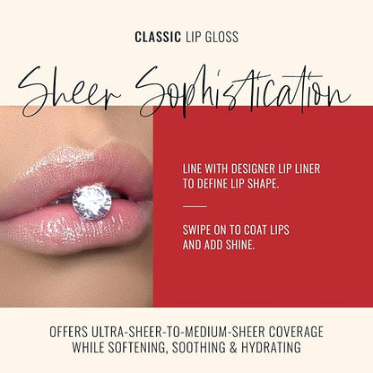 Runway Rogue Classic Lip Gloss, Pale Pearly-Pink Ultra-Sheer Hydrating Lip Gloss, ‘Bride in Show’