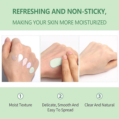 UCANBE Tone Adjusting Primer: Smooth Lightweight Face Primer - Facial Makeup Long-lasting Prime - Evens Skin Prime for Red Blood and Skin Redness（Green，1.06 Oz)