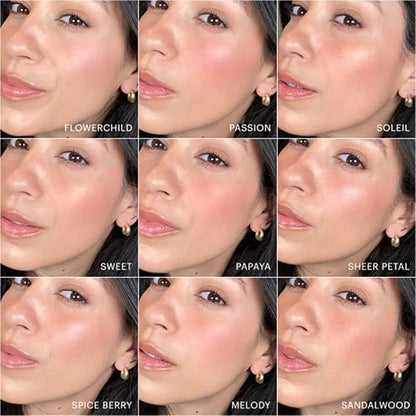 Glo Skin Beauty Blush (Spice Berry) - Pressed Powder Blush for Cheeks, High Pigment Mineral Face Makeup Creates a Natural, Healthy Glow