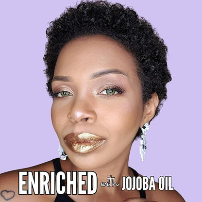 Mynena Bronze Glitter Lip Gloss Non-Sticky Filled with Iridescent Sparkles | Lightweight Shimmer Lip Topper – Paraben-Free | Demi-Sheer Lipgloss from Cosplay to Everyday Glam | IHazel