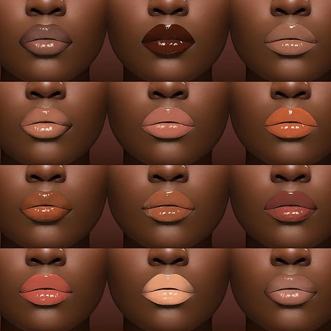 Juvia's Place Coffee Shop Lip Gloss - Cream de Cacao - Hydrating Butter Lip Gloss for Women, Long-Lasting Shine, Moisturizing Glass-like Finish, Plumping Non-sticky Lip Gloss, Suitable for every vibe