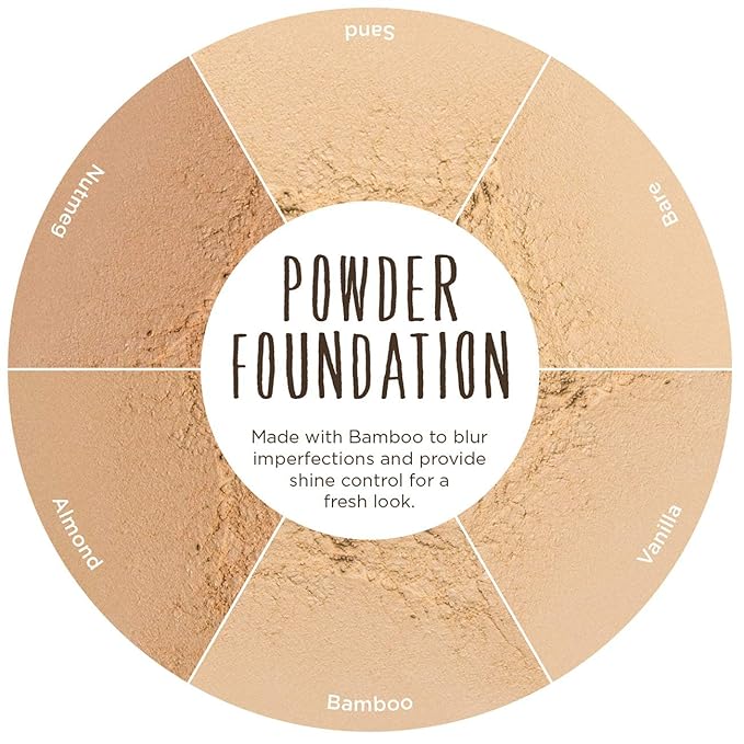Burt’s Bees 100% Natural Origin Mattifying Powder Foundation, Sand, 0.3 Ounce, Packaging May Vary