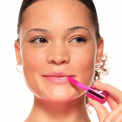 essence | Hydra Kiss Lip Oil |Intense Hydration & Glossy Finish | Infused with Hyaluronic Acid, Vitamin E & Jojoba Oil | Vegan & Cruelty Free (06 | Cranberry Is Back)