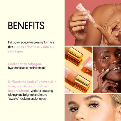 Winky Lux Peeper Perfect Under Eye Concealer (Fair) and Winky Lux Peeper Correct Peach Color Corrector