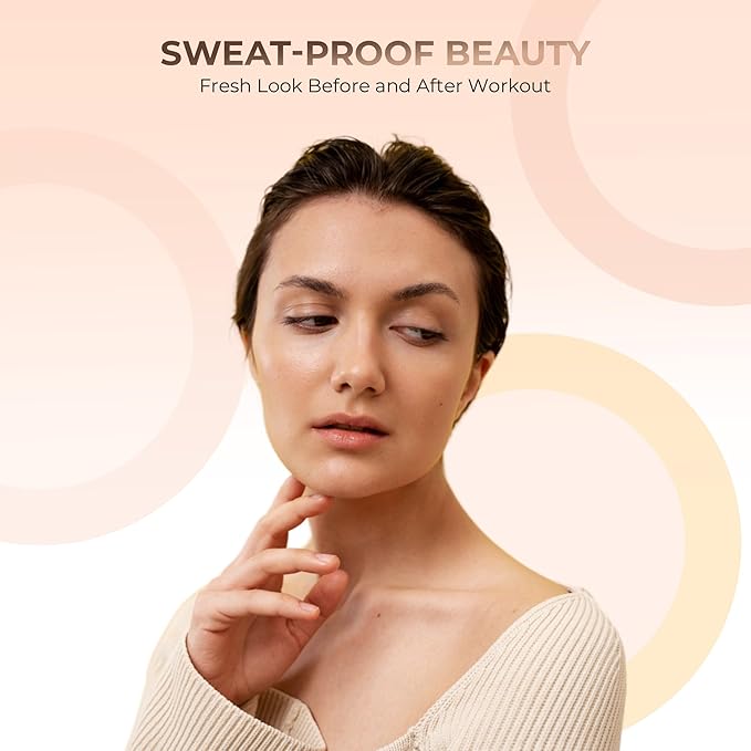 Warm Shade Foundation (30g Full Size Sifter Jar) Matte Mineral Makeup Loose Powder Bare Face Full Coverage Long Lasting All Natural Noncomedogenic for All Skin Types Airbrushed Finish SPF 31