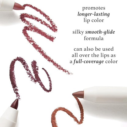 Julep Line & Shine It's Balm: Tinted Lip Balm + Buildable Lip Color - Iridescence, With a Trace Retractable Creamy Long-Lasting Liner Clear as Day, So Plush Girl Crush Lip Gloss