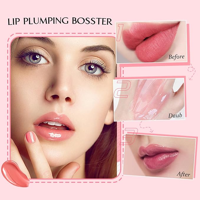 Lip Gloss, Lip Stain Makeup Smooth and Creamy Texture, Lip Tint for Women Girls, Long Lasting Lipstick, Lip Stain Makeup Moisturizing Non-Sticky #plum