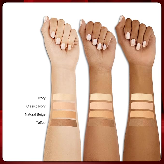 FV Waterproof Foundation, Medium Coverage, Oil-free & Long Lasting, Lightweight, Matte Foundation for Oily/Normal Skin, Transfer Proof Liquid Foundation Makeup, 30g, Classic Ivory