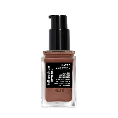 COVERGIRL Matte Ambition, All Day Foundation, Deep Cool 1, 1.01 Ounce
