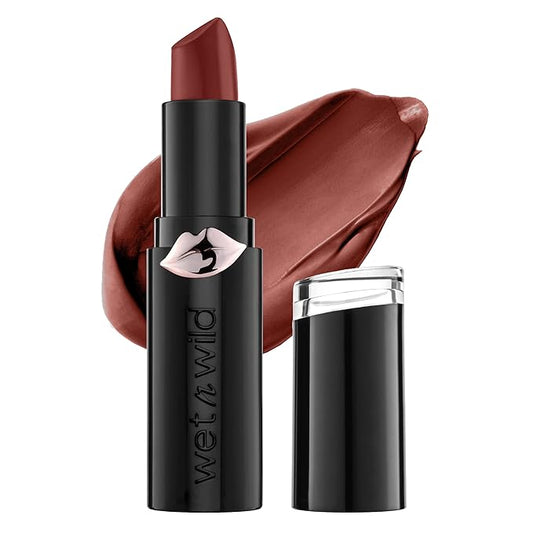 wet n wild Mega Last Matte Lip Color, Semi Matte Hyaluronic Acid Infused, Long Lasting Full Coverage for a Nourishing Pout, Cruelty-Free & Vegan - Sasspot Red