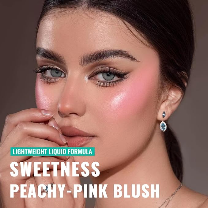 Full Makeup Kit for Women, 18 Color Eyeshadow, Highlighter, Lipstick, Liquid Blush, Mascara, Liquid Eyeliner, Eyebrow Pencil, Foundation, Sponge,Makeup Bag and 15pcs Makeup Brush