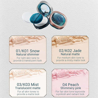 FLORASIS · Fairy Peach Blossom Ultra-light Setting Powder 01 Snow（Porch Window Edition）