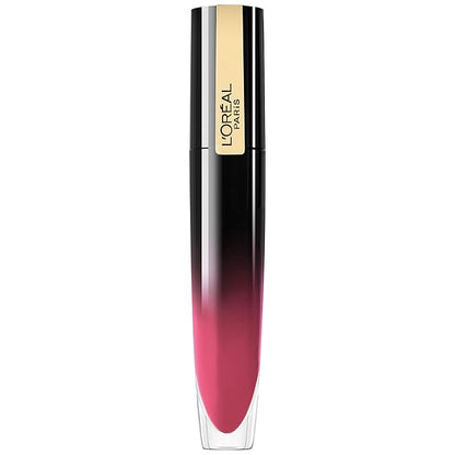 L'Oreal Paris Brilliant Signature Shiny Lip Stain Lipstick, Be Cheerful 0.21 Fl Oz.