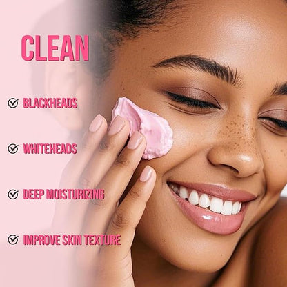 Cleansing Balm, Naturium Makeup Remover Balm for Sensitive Skin, Waterproof Mascara Makeup Remover, Face Eyes Lip Cleanser, Peach Scented, Coconut Oil, Vitamin E & Hyaluronic Acid, 2.65 Oz