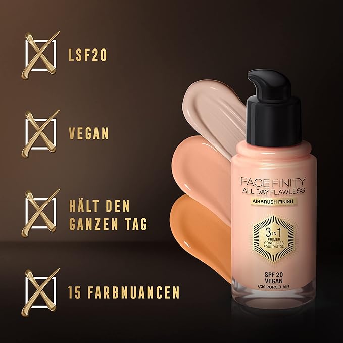 Max Factor Facefinity All Day Flawless Concealer, No. 80 Bronze, 1 Ounce