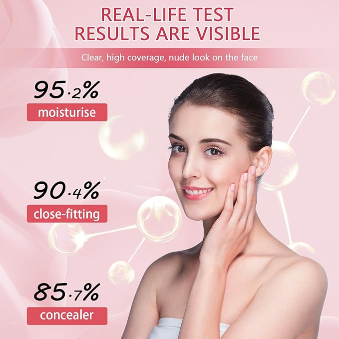 Hydra Air Cushion Foundation, Long-Lasting Moisturizer,Glow Finish, Face Contouring Concealer, Brighten Skin Tone
