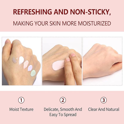 UCANBE Tone Adjusting Primer: Smooth Lightweight Face Primer - Facial Makeup Long-lasting Prime - Vegan & Cruelty-free Prime Makes Dull Skin Healthy and Rosy（Pink，1.06 Oz)