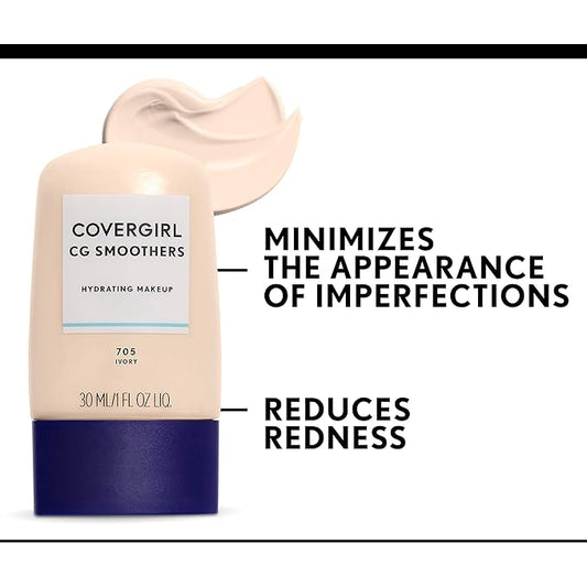 COVERGIRL Smoothers Hydrating Makeup Classic Beige, 1 oz (packaging may vary) (Pack of 2)