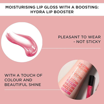 ARTDECO Hydra Lip Booster - Translucent Rose - Hydrating Lip Gloss with Boosting Effect - Hint of Color & Beautiful Shine - Non-Sticky Finish - Lip Care - Lip Oil - Makeup - Hyaluron - 0.21 Fl Oz