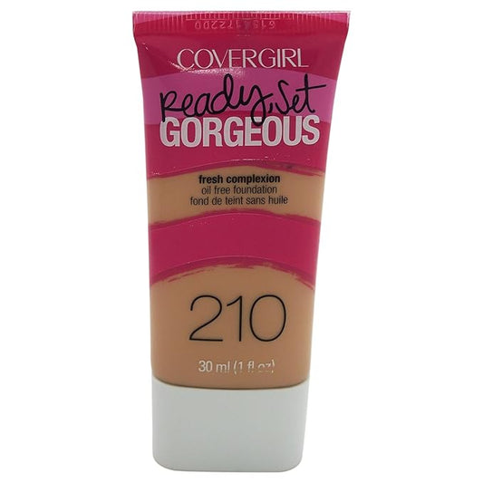 COVERGIRL Ready, Set Gorgeous Foundation Medium Beige 210, 1 oz