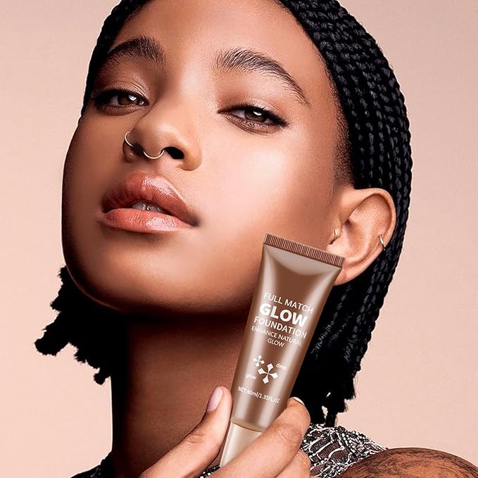 Boobeen Liquid Foundation Makeup, Waterproof Dewy Foundation With Slight Shimmer, Illuminator Highlighter, Luminous Silk Foundation To Enhance Skin Natural Glow