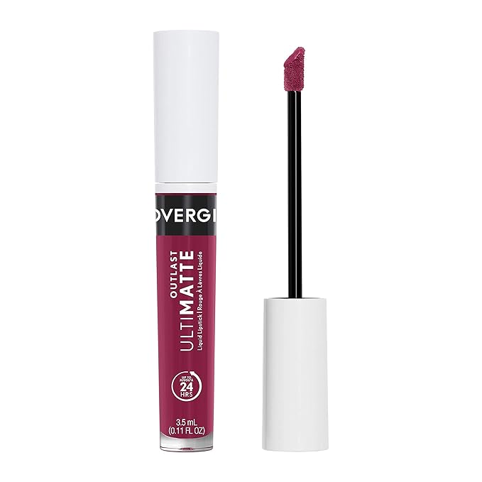 COVERGIRL Outlast Ultimatte One Step Liquid Lip Color, No Wine-ing, No Wine-Ing, 0.12 Fl Ounce