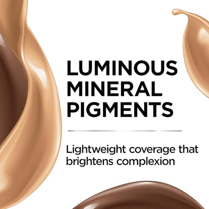 L’Oréal Paris True Match Nude Hyaluronic Tinted Serum Foundation with 1% Hyaluronic acid & Makeup True Match Lumi Glotion Natural Glow Enhancer Lotion, Fair, 1.35 Ounces