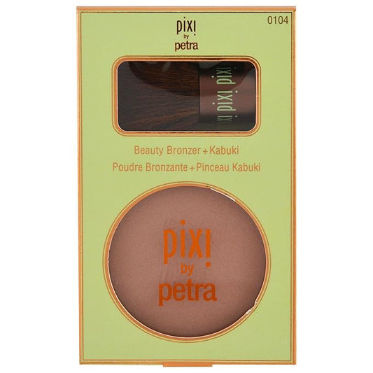 Pixi Beauty Bronzer + Kabuki | Subtly Suntouched | 10.2 g / 0.4 oz