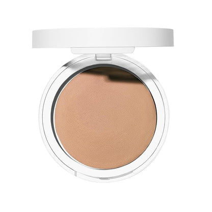 Well People Bio Powder Foundation, Lightweight & Hydrating Foundation For Perfecting & Smoothing Skin, Semi-Matte Finish, Vegan & Cruelty-free, 6N