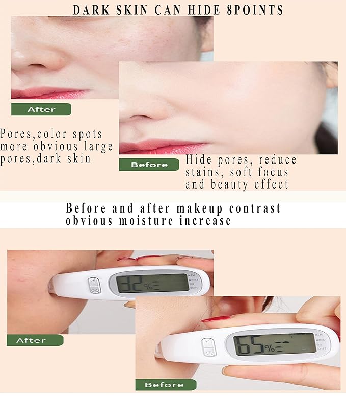 Avocado Oil Control Liquid Foundation, 2 Pack Moisturizing, Pore Isolating, Long Lasting Coverage, Ivory