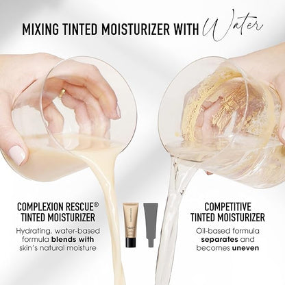 bareMinerals Complexion Rescue Tinted Moisturizer for Face with SPF 30, Vegan Tinted Mineral Sunscreen with Hyaluronic Acid, Full Size, Mahogany 11.5