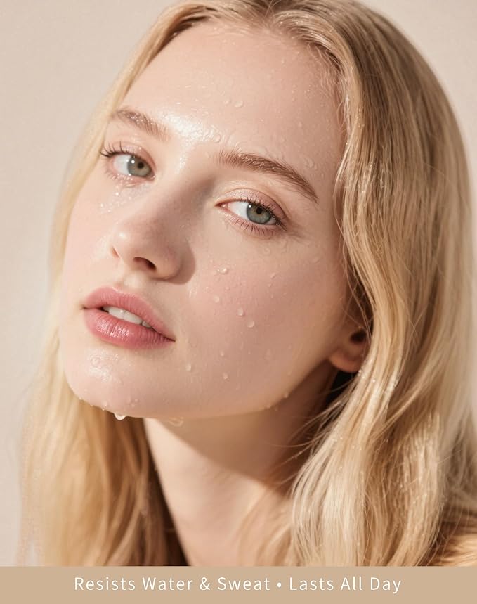 Tinted Moisture Foundation Balm, All-Day Wear Full Coverage Foundation, Hydrating & Weightless, Sweatproof & Humidity-Resistant, Buildable Natural Finish, Vegan Korean Makeup