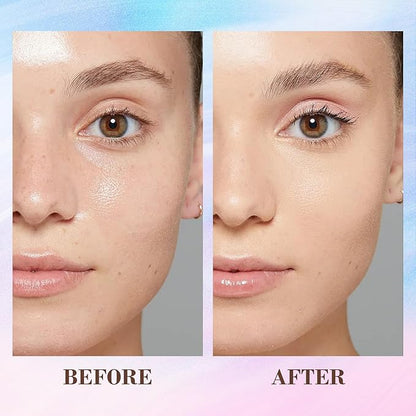 Loose Setting Powder and Sunscreen Face Powder,Waterproofing Lightweight Finishing Powder Set with Brush,Natural Face Makeup Powder for Women,Translucent Setting Powder for All Skin Tones (Light Pink)