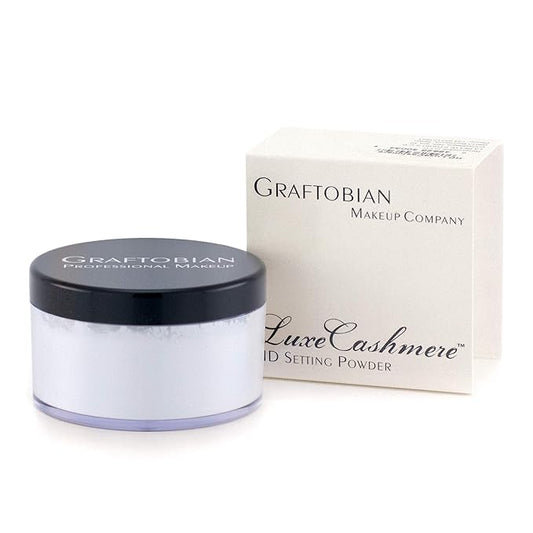 Graftobian HD LuceCashmere Setting Powder (0.7 oz) - No FlashBack, Matte, Silky Smooth Finish (Coconut Cream Pie, .7 oz)
