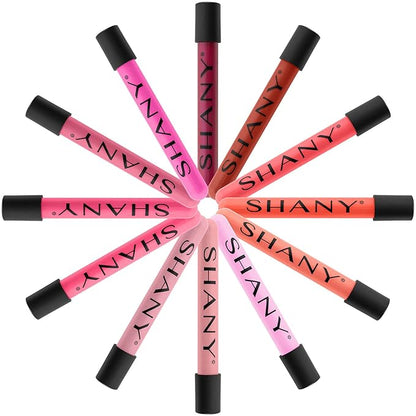 SHANY The Wanted Ones - 12 Piece Lip Gloss Set with Aloe Vera and Vitamin E