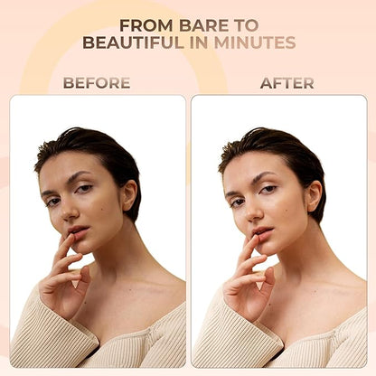 (Fair Shade 2) (5gm Jar) FOUNDATION Mineral Makeup with SPF 18+, Full Coverage Matte Loose Powder, Bare Face Cosmetics
