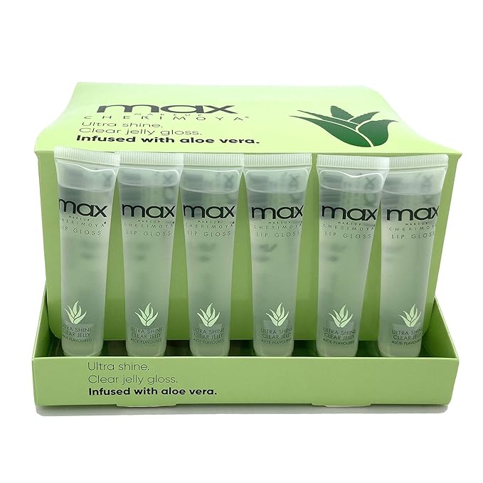 Cherimoya 6Pack MAX Makeup Lip Polish (Aloe Vera)