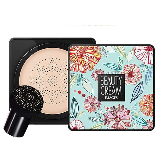 Magik Images Mushroom Head Air Cushion BB CC Cream Concealer Foundation Stick Moisturizing (Cushion BB, Ivory)