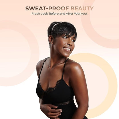 Ebony Shade Foundation (20g Full Size Sifter Jar) Matte Mineral Makeup Loose Powder Bare Face Full Coverage Long Lasting All Natural Noncomedogenic for All Skin Types Airbrushed Finish SPF 30