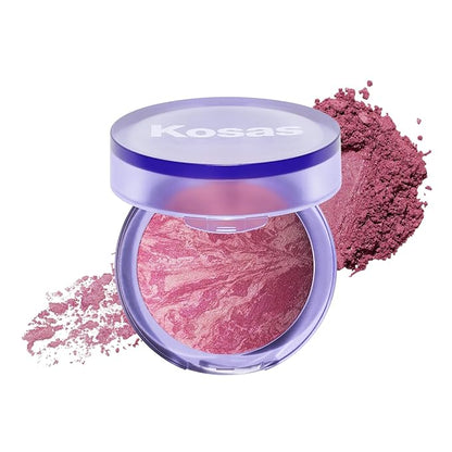 Kosas Blush is Life –Talc-Free Dimensional Blush Baked with Squalane & Hyaluronic Acid – Long Wear, Safe for Sensitive Skin - Euphoria